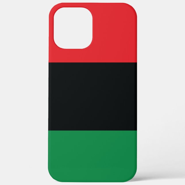Red, Black and Green Flag Case-Mate iPhone Case (Back)