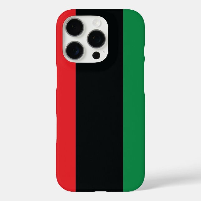 Red, Black and Green Flag Case-Mate iPhone Case (Back)