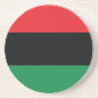Red, Black and Green Flag