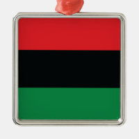 Red, Black and Green Flag