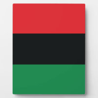 Red, Black and Green Flag