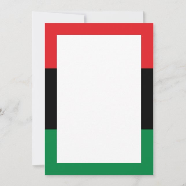 Red Black and Green Invitations & Announcements (Front)