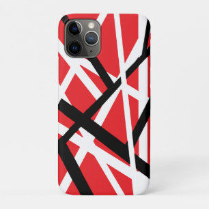 red, black, and white graphic iPhone 11 pro case