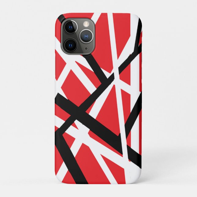 red, black, and white graphic Case-Mate iPhone case (Back)