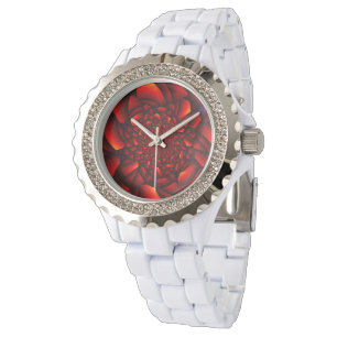 Red Black Blue Petal Watch