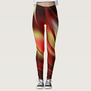 Red Black Brown Green Blue Gold simple Colour cool Leggings