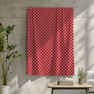 Red Black Check Blanket Warmth with Classic Charm