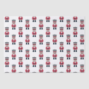 Red Black Christmas Nutcracker Ballet Tissue Paper
