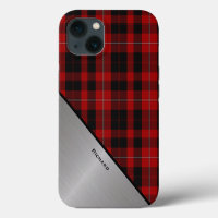 Red & Black Cunningham Tartan Plaid