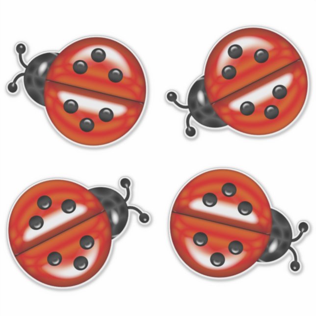 Red Black Cute Ladybugs (Front)