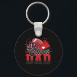 Red Black Football Cheer Dad Women Men Vintage Che Key Ring<br><div class="desc">Red Black Football Cheer Dad Women Men Vintage Cheerleader</div>