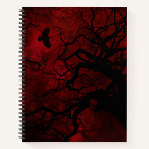 Red & Black Gothic Sketch Book