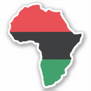 Red, Black & Green Africa Flag