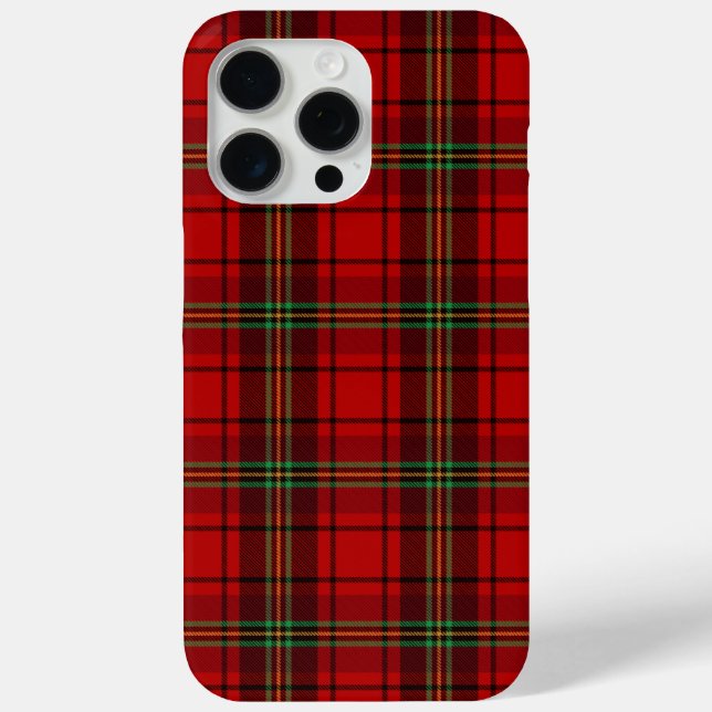 Red Black Green Cosy Plaids  Case-Mate iPhone Case (Back)