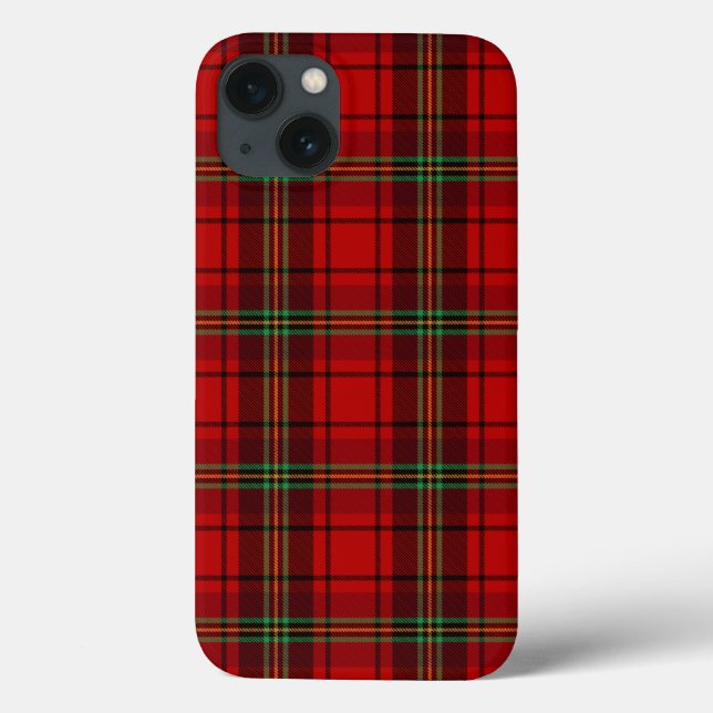 Red Black Green Cosy Plaids  Case-Mate iPhone Case (Back)