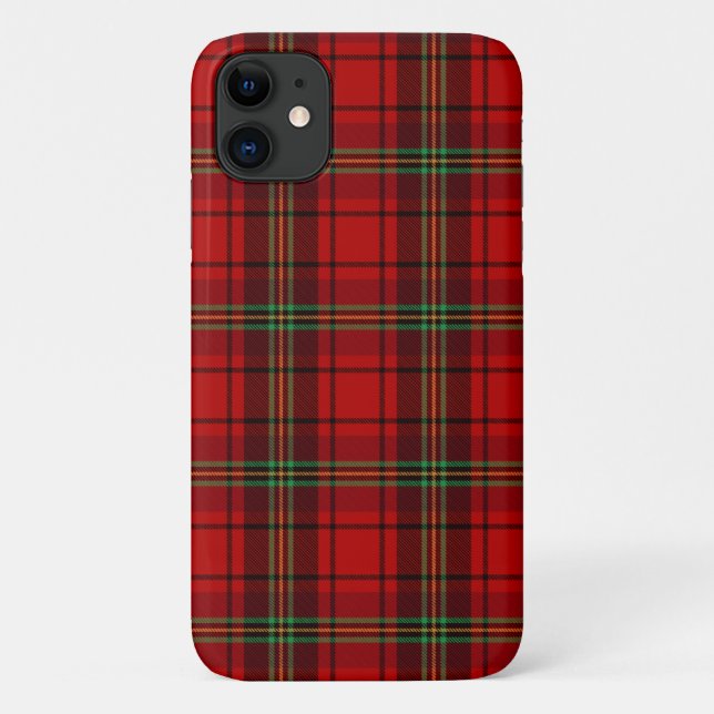 Red Black Green Cosy Plaids  Case-Mate iPhone Case (Back)