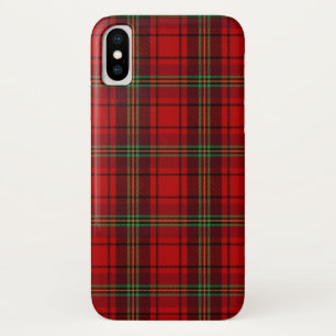 Red Black Green Cosy Plaids  iPhone X Case