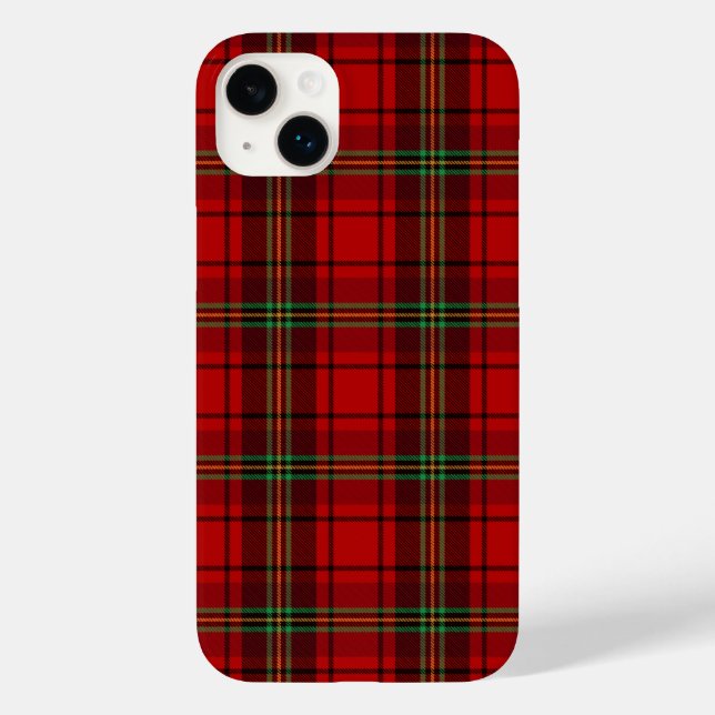 Red Black Green Cosy Plaids  Case-Mate iPhone Case (Back)