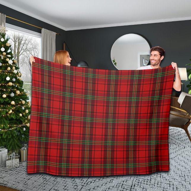 Red Black Green Cosy Plaids  Fleece Blanket (Creator Uploaded)