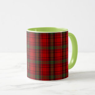 Red Black Green Cosy Plaids Mug