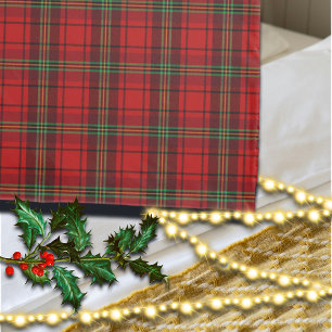 Red Black Green Cosy Plaids Pillowcase