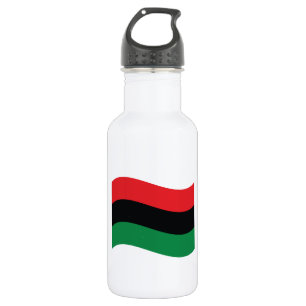 Red, Black & Green Flag 532 Ml Water Bottle