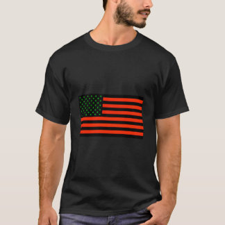 Red Black Green Flag Black Owned Bz African Americ T-Shirt