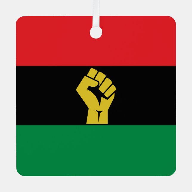 Red Black + Green Ornament (Front)