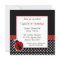 Red Black Ladybug Polka Dot 1st Birthday Photo