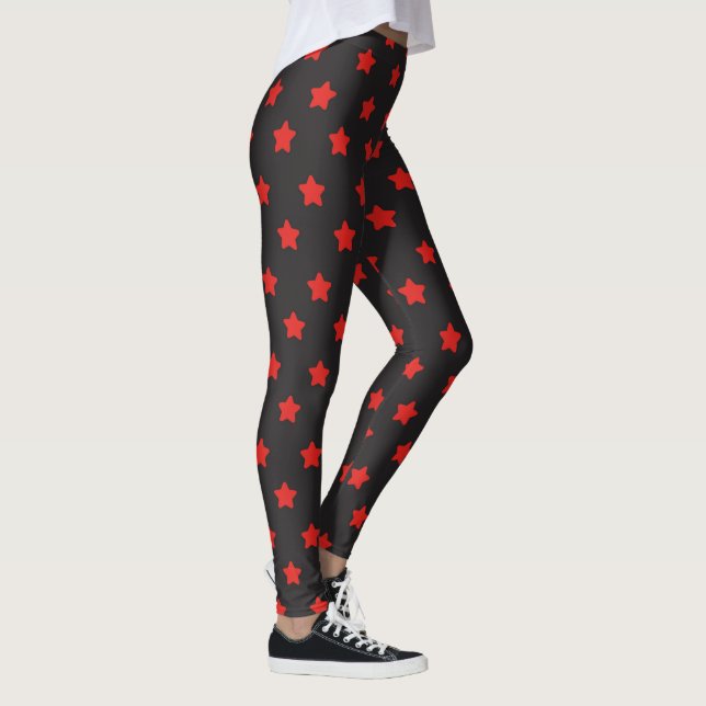 Red/Black Leggings (Right)