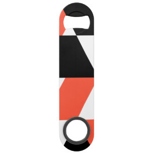 Red-black, modern, trendy, urban geometric design