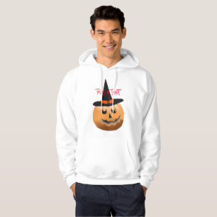 red black orange, pumpkin witch halloween hoodie