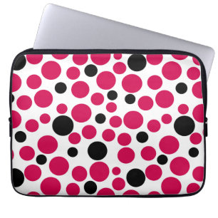 red black peas retro on white background laptop sleeve