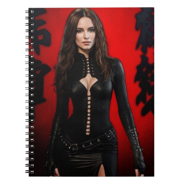 Red Black photo notebook (Front)