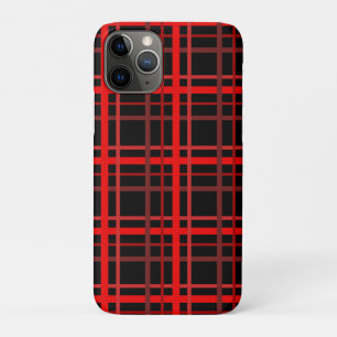 Red & Black Plaid iPhone 11 Pro Case