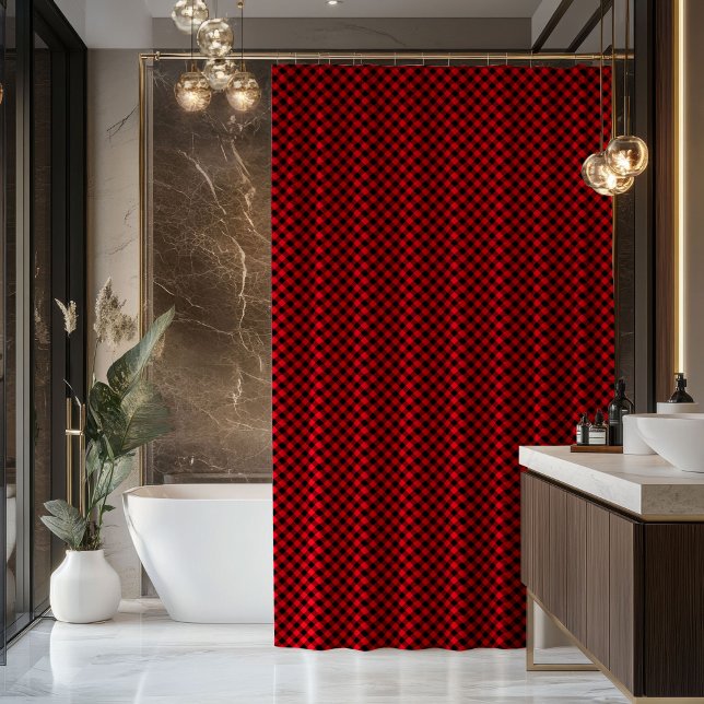 Red Black Plaid Curtain Gift for New Homeowners (Red Black Plaid Curtain Gift for New Homeowners)