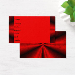 Red Black Rainbow in Leatheroptik Business Cards