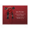 Red & Black Roses Ribbon Save The Date