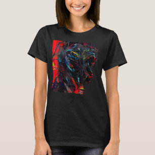 Red Black   side profile of a dog  T-Shirt