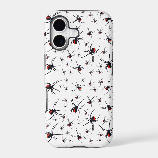 Red & Black Spider Pattern  (Back)