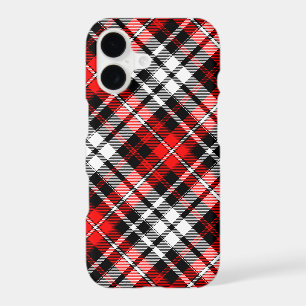 Red Black White Plaid Tartan Pattern Design