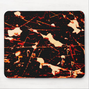 Red Black White Yellow Mouse Pad