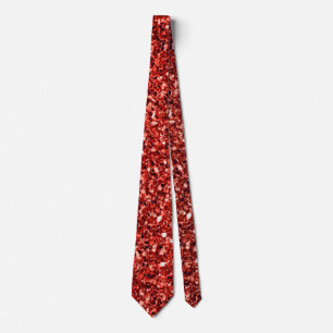 Red Bling, shiny and sparkling, Christmas Tie