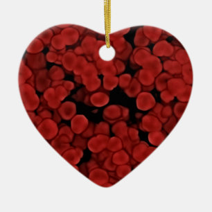 Red Blood Cells Ceramic Tree Decoration