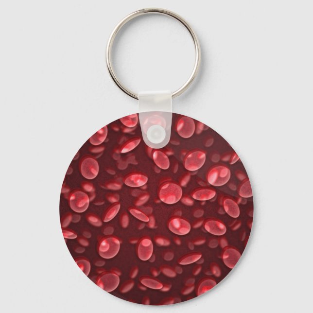 Red Blood Cells Key Ring (Front)