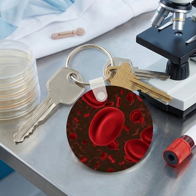 Red Blood Cells Microscopic Key Ring (Creator Uploaded)