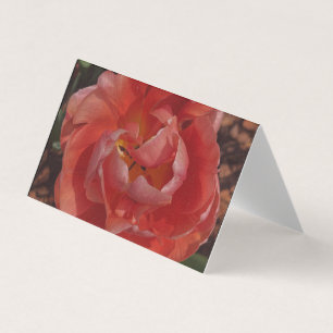 red blossom business card