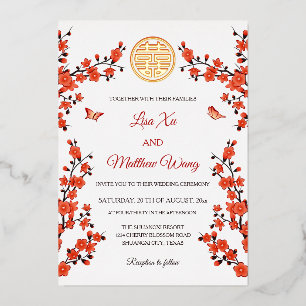 Red Blossom Chinese Wedding