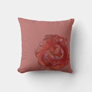 red blossom  cushion