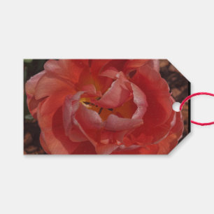 red blossom gift tags